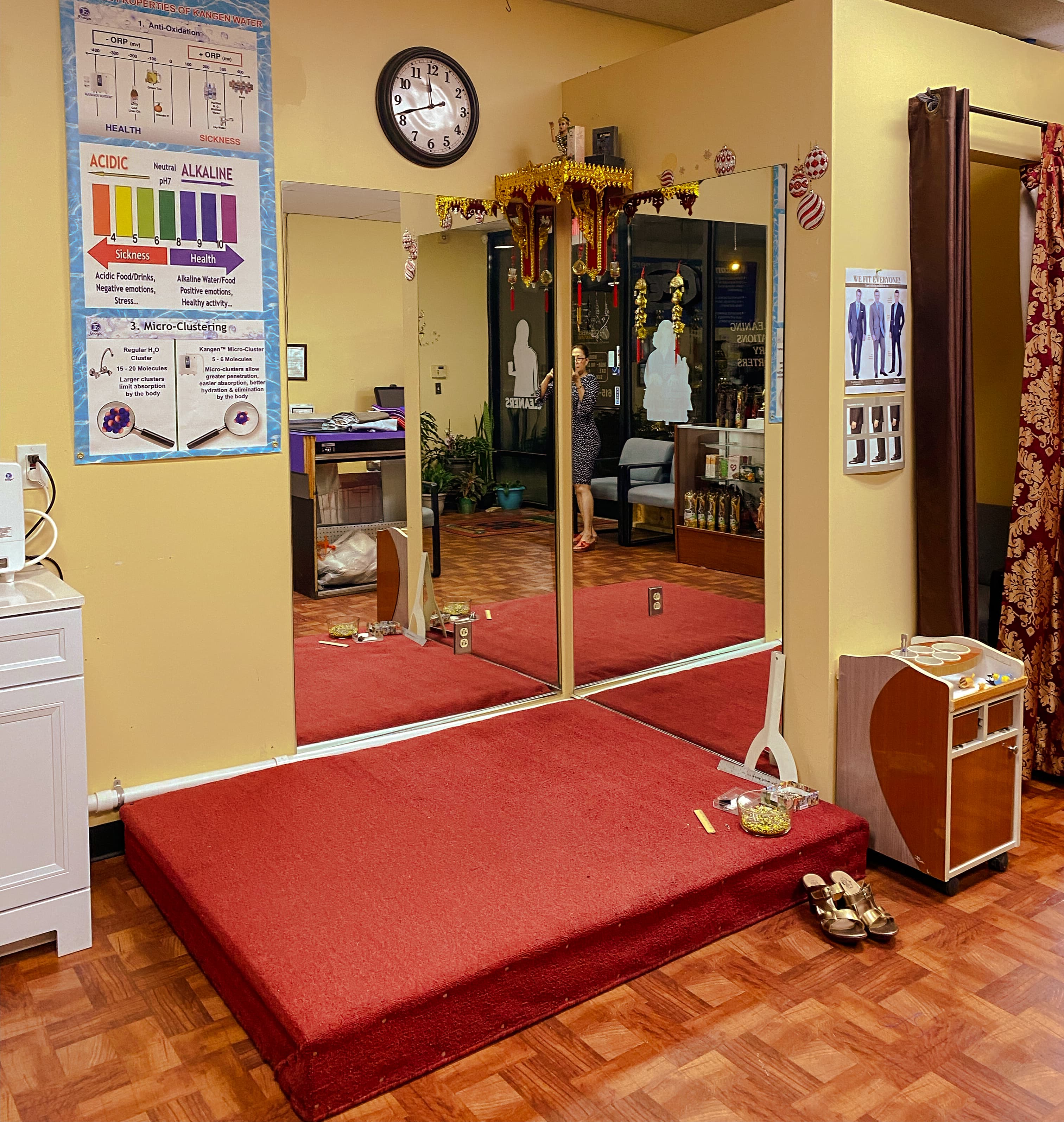 In-person bridal fitting at Vila Cleaners & Alterations in Smyrna TN